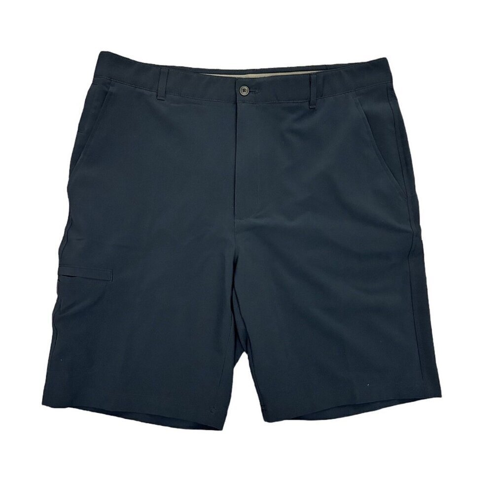 Ben Hogan Men's Chino Shorts Size 36 Navy Casual Golf Stretch Cargo Pocket EUC